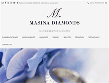 Tablet Screenshot of masinadiamonds.com